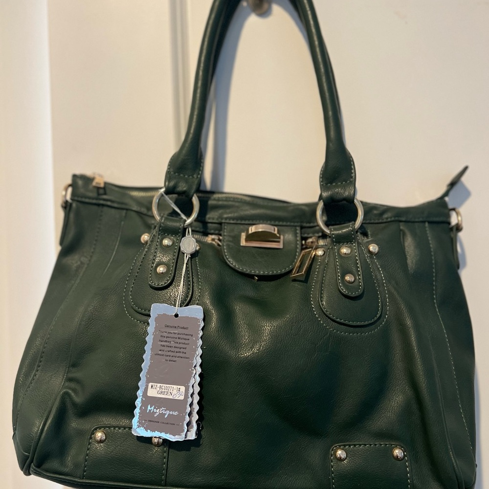 Beautiful Forest Green Bag NWT